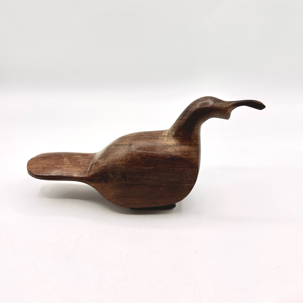 Wooden Ironwood Quail Figurine. Hand Sculpted Art. - Picture 2 of 12